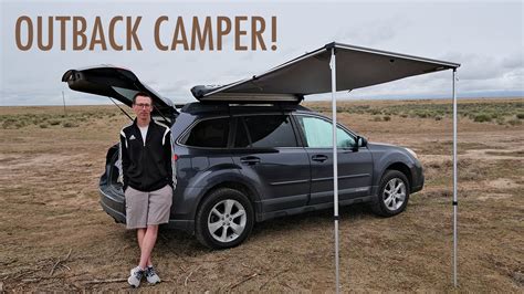 A Clever Subaru Outback Camping Setup Suv Camper Build Youtube