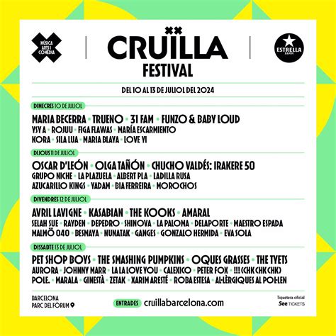 Venezuela El Festival Cru Lla De Barcelona Cierra Su Cartel Con Oscar