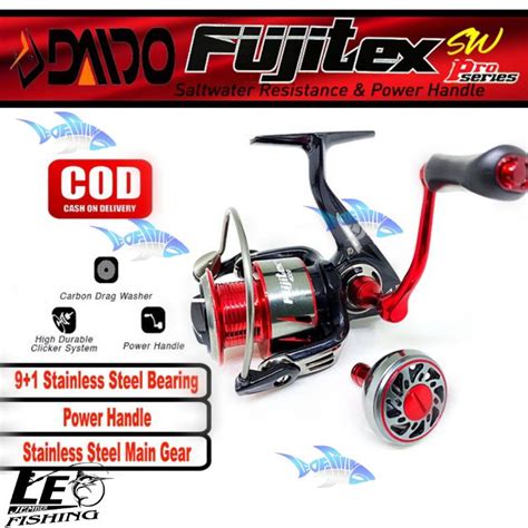 Jual Reel Daido Fujitex Sw Power Handle Free Knop Tersedia Size