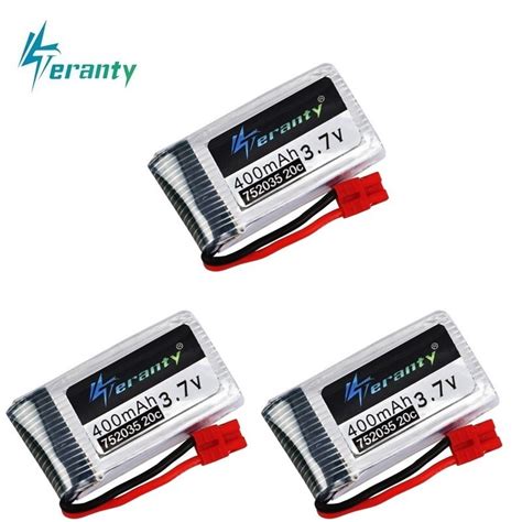 3 7v 400 Mah Lipo Batteri Oplader Til Syma X15 X5a 1 X15c X15w Rc