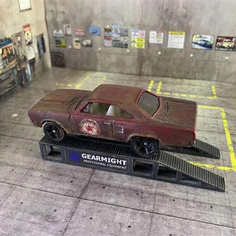 1 64 Scale Ramp For Garage Diorama Hot Wheels Matchbox M2 Cars