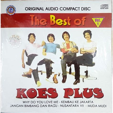 Jual CD 100 ORIGINAL Disc THE BEST OF KOES PLUS VOL 1 CD AUDIO