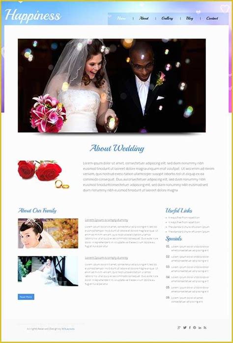 Best Free Wedding Website Templates Of Indian Wedding Websites Templates Free 70 Best Wedding ...