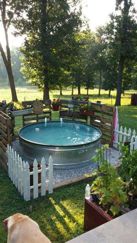 Diy Galvanized Stock Tank Pool To Beat The Summer Heat Amazing Diy