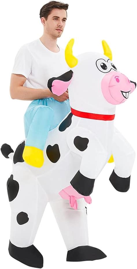 Amazon Kooy Inflatable Cow Costume Halloween Costumes For Adult