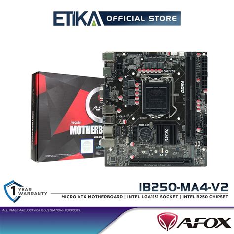 Afox Ib Ma V Micro Atx Motherboard Intel Lga Socket