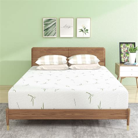 Free Shipping Queen Mattress8 Inch Memory Foam Mattress Bed In A Box With Green Tea Cooling