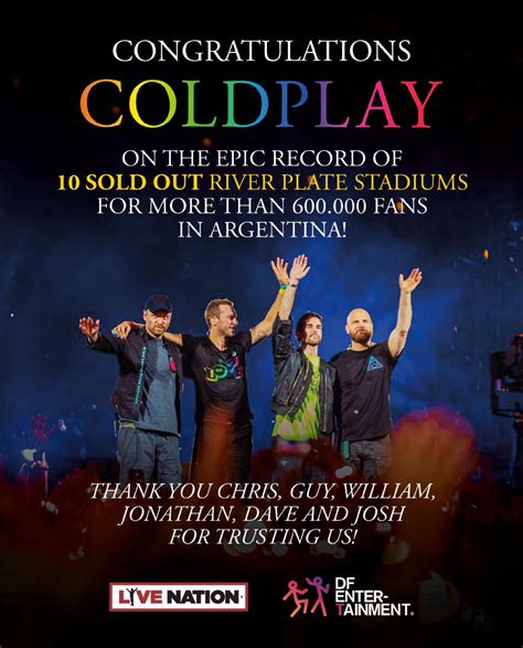 Coldplay Argentina On Twitter Live Nation Y Dfallaccess