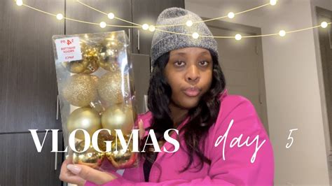 Shopping For Christmas Decorations Vlogmas Day 5 Youtube