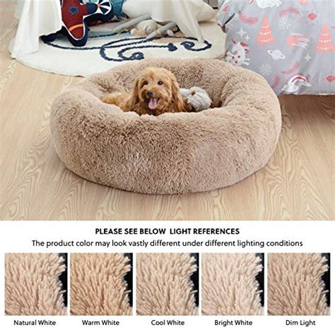 Bedsure Calming Dog Bed For Small Dogs Donut Washable Small Pet Bed