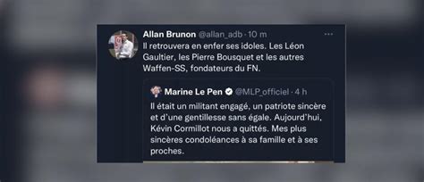 Tollé au Rassemblement National après le tweet ironique d un