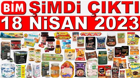 BİM 18 NİSAN 2023 KATALOĞU BİM AKTÜEL GIDA ŞARKÜTERİ ÜRÜNLERİ BİM