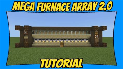 How To Build A Furnace Array In Minecraft Bedrock Edition Mcpexbox