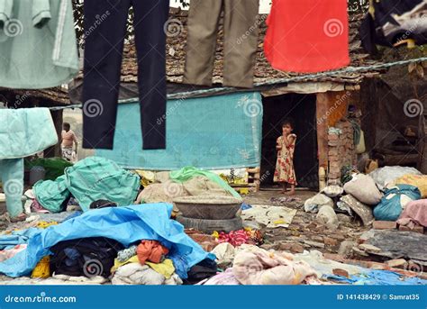 Slum Girl Portrait Editorial Image 79946348