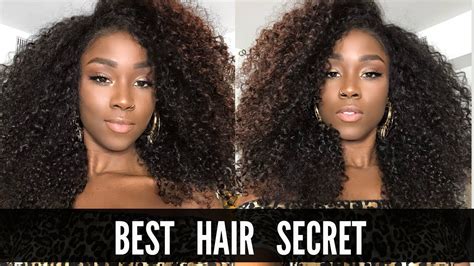 My BEST Hair Secret The Best Curly Hair Extensions YouTube