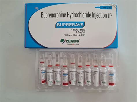 Inj Buprenorphine Hydrochloride 2ml Ampoules At Rs 25 Vial