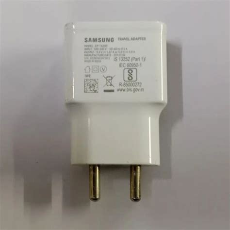 Electric Current: 2A Samsung White Charger Adapter, Plastic at Rs 50 ...