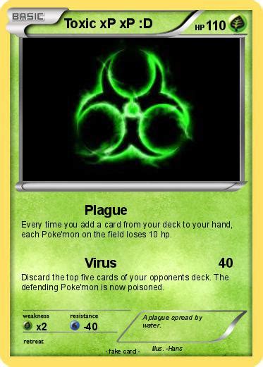 Pokémon Toxic Xp Xp D Plague My Pokemon Card