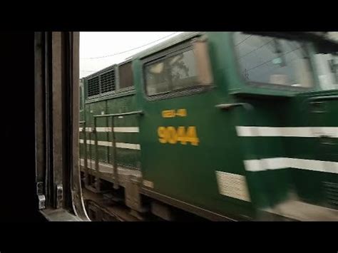 Up Karakoram Express With Geu Crossing Badar Express Near River