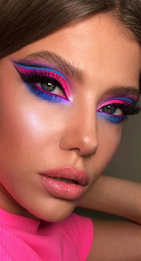 Creative Eye Makeup Art Ideas You Should Try Pretty Bright Pink And