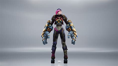 ArtStation - 3 Skins Of Vi League Of Legends Characters Low-poly 3D ...