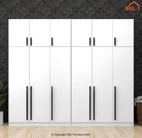 CHA 6X8FT 12 DOORS WARDROBE WITH SHELF Almari Baju Kabinet Baju