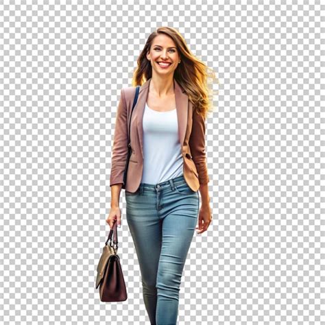 Premium Psd Woman Walking