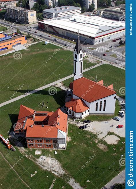 Church Of The Sacred Heart Of Jesus In Karlovac Croatia Stock Image