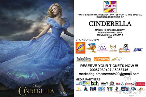 Cinderella Movie Block Screening Giveaway Astigph