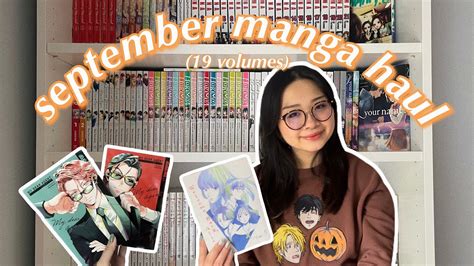 September Manga Haul Volumes Youtube