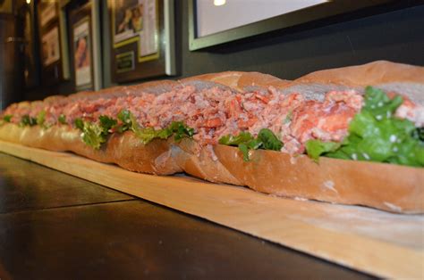 A North End restaurant makes a 6-foot, 15-pound lobster roll that costs ...