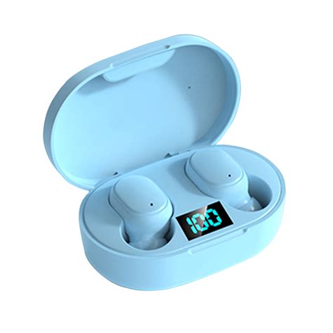 Anself E6S Wireless Earbuds Bluetooth 5 0 Headphones With LED Power