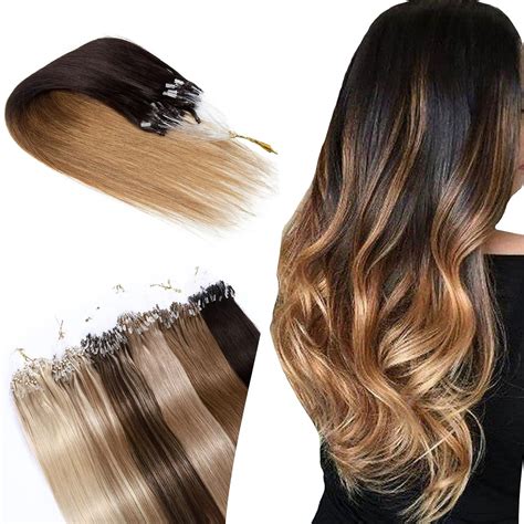 Amazon Hairro Microlink Human Hair Extensions Micro Loop Remy