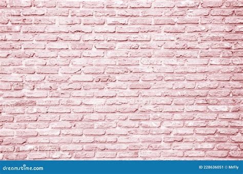 Light Pink Brick Wall Texture Background Detailed Pattern Stock Image