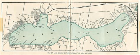 ‎map Of Lake Geneva Uwdc Uw Madison Libraries