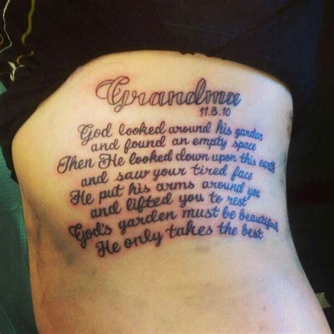 Rest In Peace Grandma Quotes Tattoos