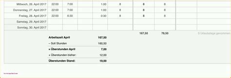 Exklusiv Excel Minusstunden Oder Zeiterfassung Excel Vorlage