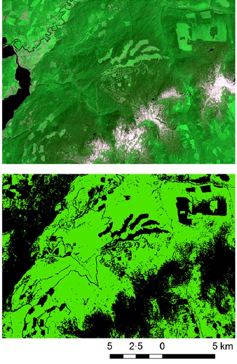 A Sample Raw Landsat Thematic Mapperenhanced Thematic Mapper Plus