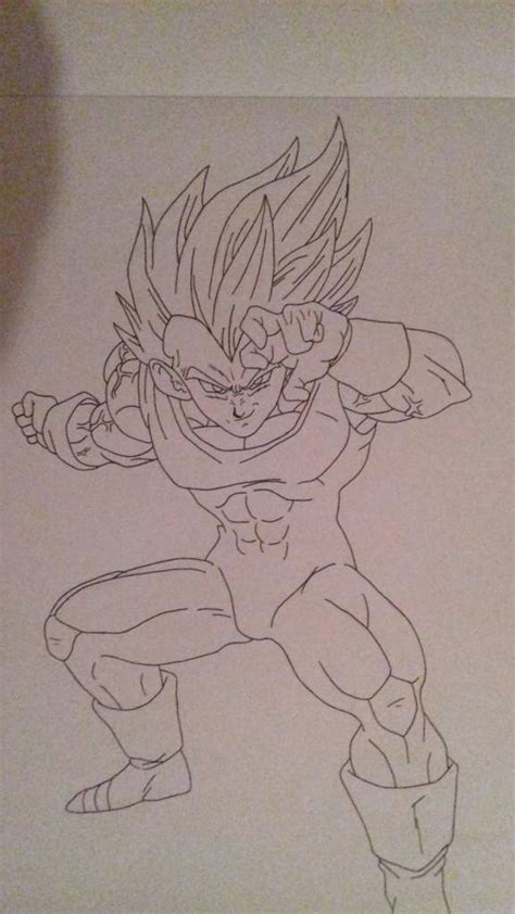 Mi Dibujo De Vegeta Ssj Xd Dragon Ball Espa Ol Amino