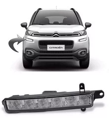 Farol Milha Led Drl Daylight Citroen Aircross Ld 2016 2017