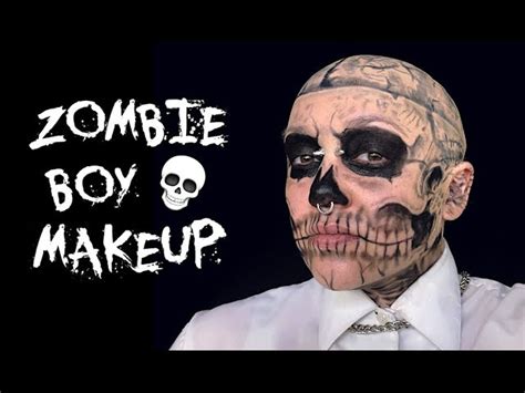 Halloween Makeup Zombie Boy