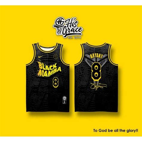 Mamba Black Hg Edition Basketball Jersey Free Customize Name And Number