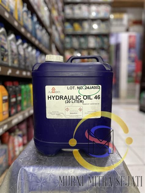 Jual Jumbo Hydraulic Oil 46 ISO VG Hidrolis Hidrolik Pail Jerigen 20 L