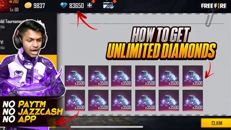 Free Diamonds Trick 2022 Get Free Diamonds In Free Fire How To Get