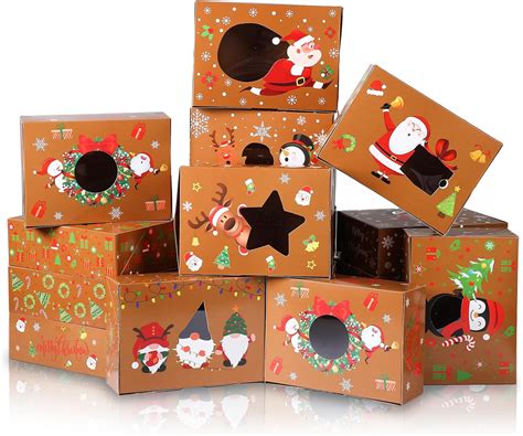 Amazon Cholemy Pack Christmas Treat Gift Boxes Holiday Xmas