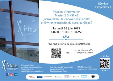 R Union D Information Master Gouvernance Des Innovations Sociales