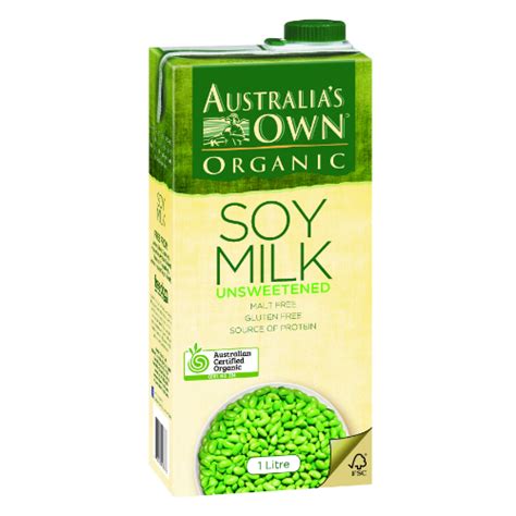 Australias Own Organic Unsweetened Soy Milk — Sukanda Djaya