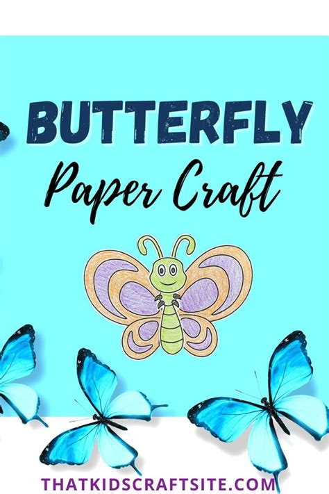 Butterfly Paper Craft - That Kids' Craft Site