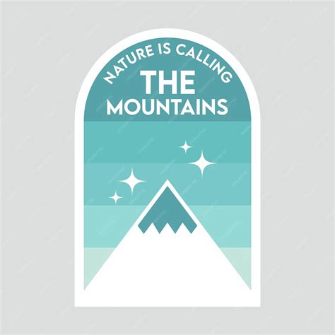 Premium Vector | Vector snow mountain logo design