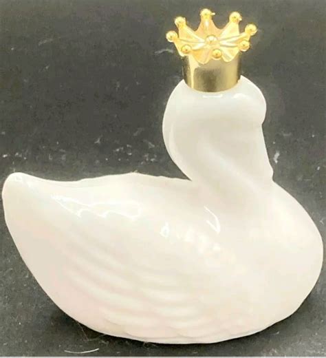 Vintage 1974 Avon Royal Swan White Perfume Bottle Vintage Avon Avon